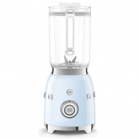 Μπλέντερ Smeg BLF03PBEU, 800 W, 1,5 λ, 18.000 στροφές/λεπτό, 4 προγράμματα, 4 ταχύτητες + λειτουργία Pulse, ανοξείδωτο ατσάλι, παστέλ μπλε