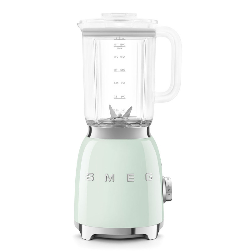 Μπλέντερ Smeg BLF03PGEU, 800 W, 1,5 λίτρα, 18.000 στροφές/λεπτό, 4 προγράμματα, 4 ταχύτητες + λειτουργία Pulse, ανοξείδωτο ατσάλι, παστέλ πράσινο