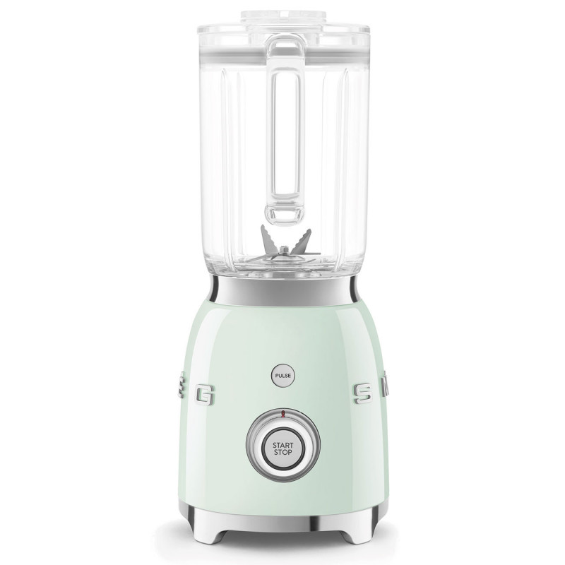 Μπλέντερ Smeg BLF03PGEU, 800 W, 1,5 λίτρα, 18.000 στροφές/λεπτό, 4 προγράμματα, 4 ταχύτητες + λειτουργία Pulse, ανοξείδωτο ατσάλι, παστέλ πράσινο