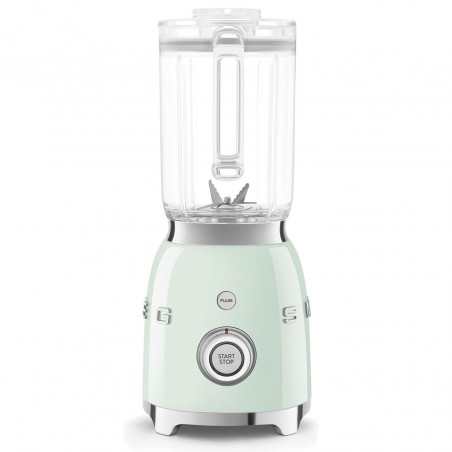Μπλέντερ Smeg BLF03PGEU, 800 W, 1,5 λίτρα, 18.000 στροφές/λεπτό, 4 προγράμματα, 4 ταχύτητες + λειτουργία Pulse, ανοξείδωτο ατσάλι, παστέλ πράσινο