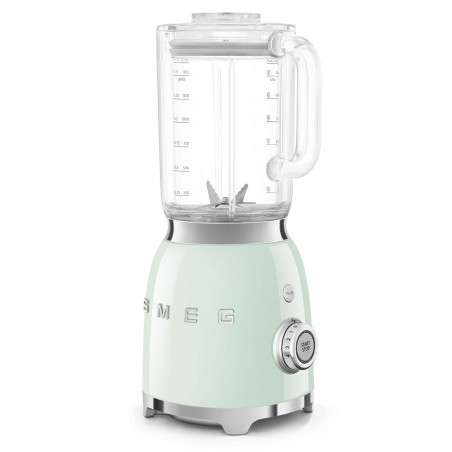 Μπλέντερ Smeg BLF03PGEU, 800 W, 1,5 λίτρα, 18.000 στροφές/λεπτό, 4 προγράμματα, 4 ταχύτητες + λειτουργία Pulse, ανοξείδωτο ατσάλι, παστέλ πράσινο