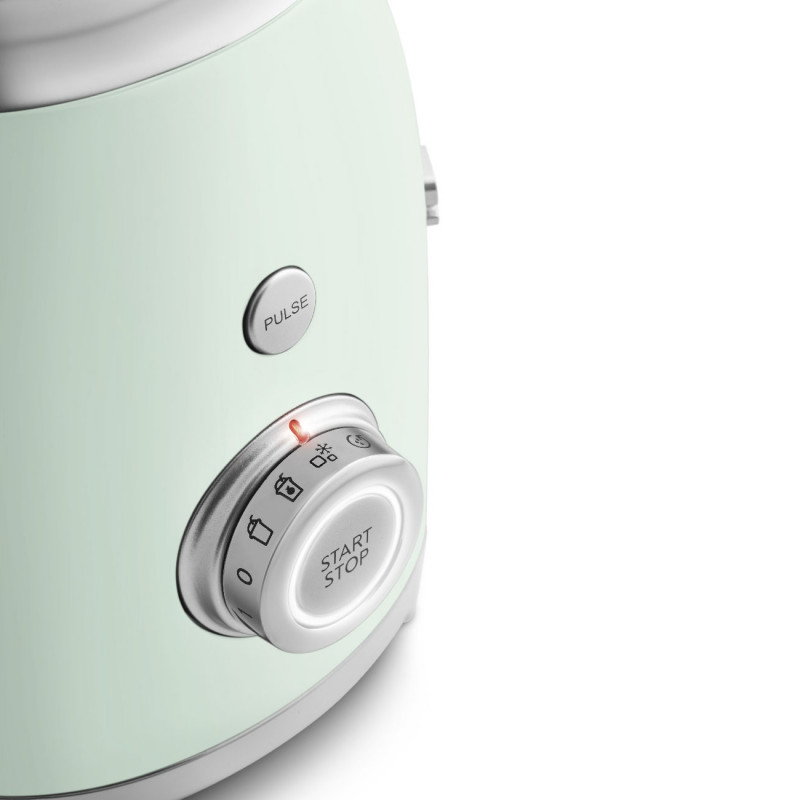 Μπλέντερ Smeg BLF03PGEU, 800 W, 1,5 λίτρα, 18.000 στροφές/λεπτό, 4 προγράμματα, 4 ταχύτητες + λειτουργία Pulse, ανοξείδωτο ατσάλι, παστέλ πράσινο