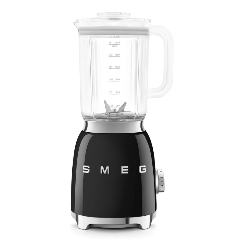 Μπλέντερ Smeg BLF03BLEU, 800 W, 1,5 λίτρα, 18.000 στροφές/λεπτό, 4 προγράμματα, 4 ταχύτητες + λειτουργία Pulse, ανοξείδωτο ατσάλι, μαύρο