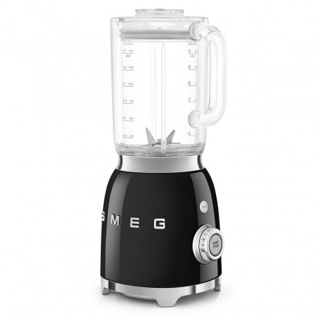 Μπλέντερ Smeg BLF03BLEU, 800 W, 1,5 λίτρα, 18.000 στροφές/λεπτό, 4 προγράμματα, 4 ταχύτητες + λειτουργία Pulse, ανοξείδωτο ατσάλι, μαύρο