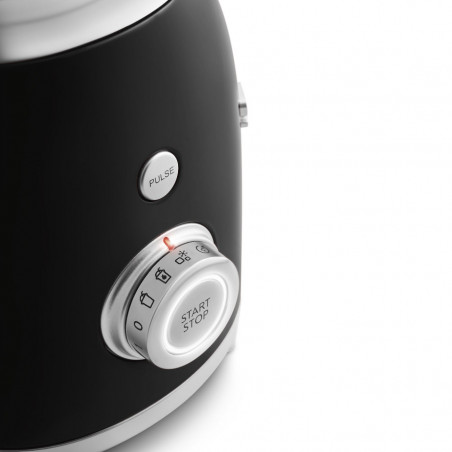 Μπλέντερ Smeg BLF03BLEU, 800 W, 1,5 λίτρα, 18.000 στροφές/λεπτό, 4 προγράμματα, 4 ταχύτητες + λειτουργία Pulse, ανοξείδωτο ατσάλι, μαύρο