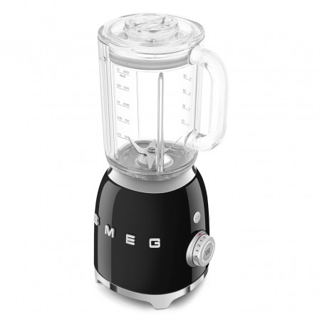 Μπλέντερ Smeg BLF03BLEU, 800 W, 1,5 λίτρα, 18.000 στροφές/λεπτό, 4 προγράμματα, 4 ταχύτητες + λειτουργία Pulse, ανοξείδωτο ατσάλι, μαύρο