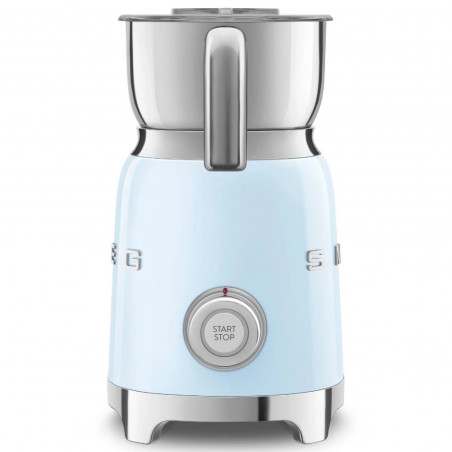 Συσκευή αφρισμού γάλακτος Smeg MFF11PBEU, 500 W, 600 ml, 8 προγράμματα, Αφαιρούμενη κανάτα, Αυτόματη απενεργοποίηση, Παστέλ μπλε