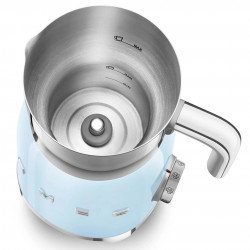 Συσκευή αφρισμού γάλακτος Smeg MFF11PBEU, 500 W, 600 ml, 8 προγράμματα, Αφαιρούμενη κανάτα, Αυτόματη απενεργοποίηση, Παστέλ μπλε