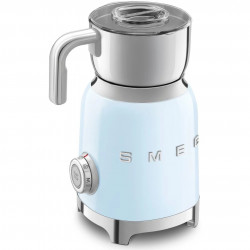 Συσκευή αφρισμού γάλακτος Smeg MFF11PBEU, 500 W, 600 ml, 8 προγράμματα, Αφαιρούμενη κανάτα, Αυτόματη απενεργοποίηση, Παστέλ μπλε