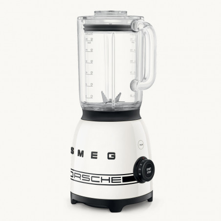 Μπλέντερ Smeg Porsche BLF03PCWEU, 800 W, 1,5 λ, 18.000 σ.α.λ., 4 προγράμματα, 4 ταχύτητες + λειτουργία Pulse, ανοξείδωτο ατσάλι, λευκό