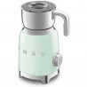 Συσκευή αφρισμού γάλακτος Smeg MFF11PGEU, 500 W, 600 ml, 8 προγράμματα, Αφαιρούμενη κανάτα, Αυτόματη απενεργοποίηση, Παστέλ πράσινο
