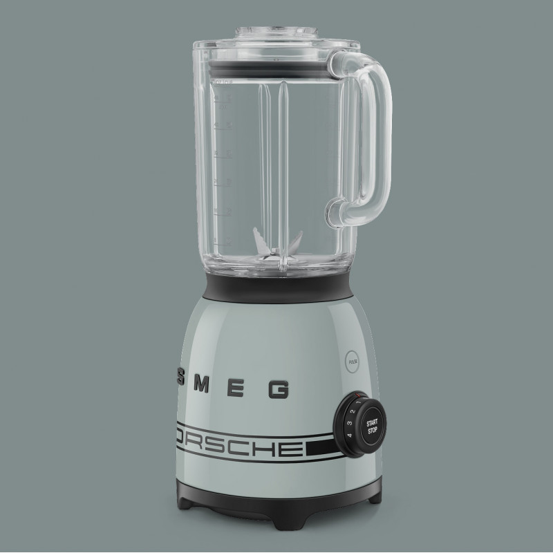 Μπλέντερ Smeg Porsche BLF03PSGEU, 800 W, 1,5 λίτρα, 18.000 στροφές/λεπτό, 4 προγράμματα, 4 ταχύτητες + λειτουργία Pulse, ανοξείδωτο ατσάλι, πράσινο