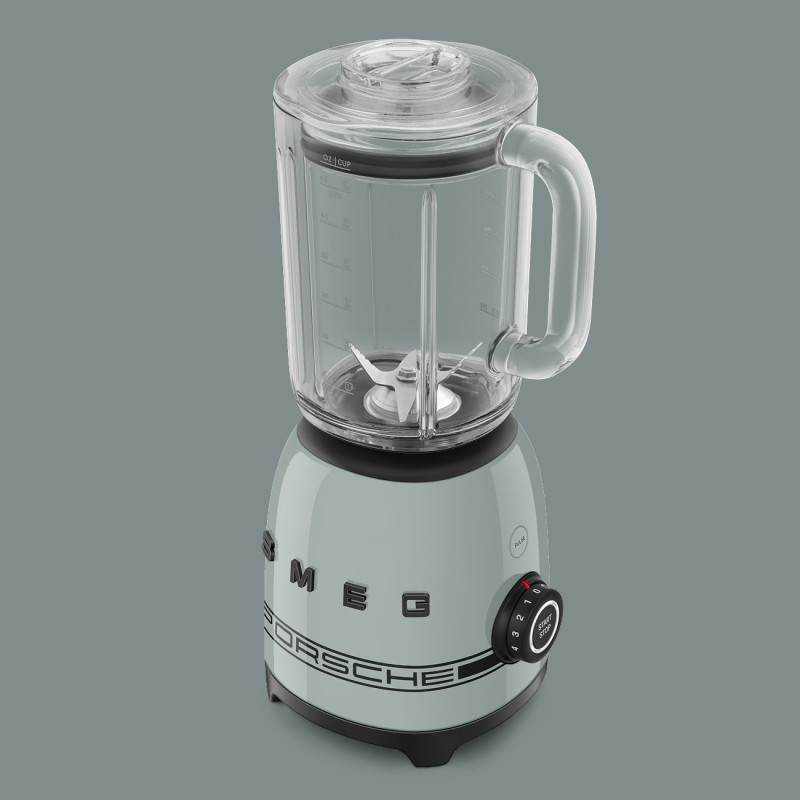 Μπλέντερ Smeg Porsche BLF03PSGEU, 800 W, 1,5 λίτρα, 18.000 στροφές/λεπτό, 4 προγράμματα, 4 ταχύτητες + λειτουργία Pulse, ανοξείδωτο ατσάλι, πράσινο