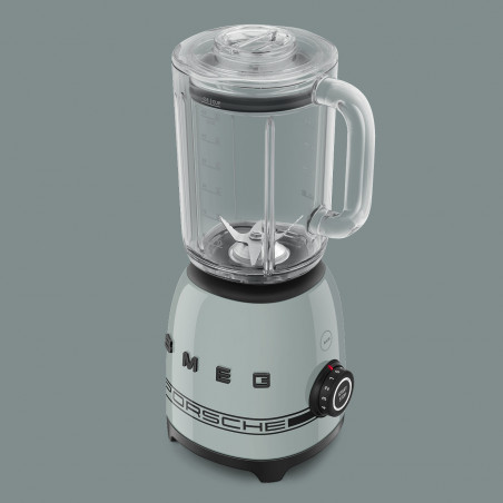 Μπλέντερ Smeg Porsche BLF03PSGEU, 800 W, 1,5 λίτρα, 18.000 στροφές/λεπτό, 4 προγράμματα, 4 ταχύτητες + λειτουργία Pulse, ανοξείδωτο ατσάλι, πράσινο
