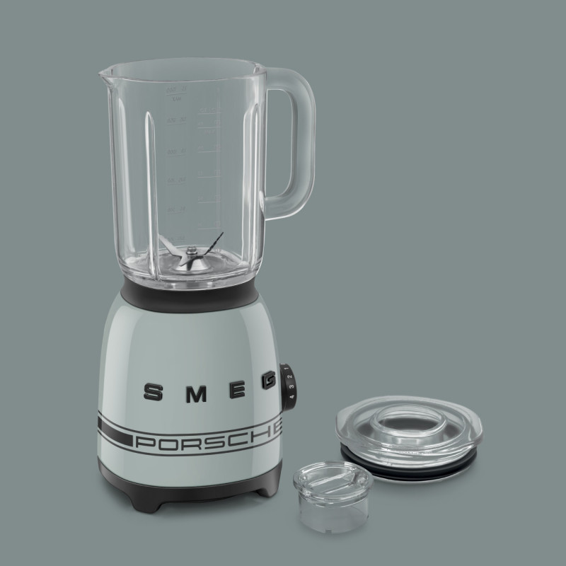 Μπλέντερ Smeg Porsche BLF03PSGEU, 800 W, 1,5 λίτρα, 18.000 στροφές/λεπτό, 4 προγράμματα, 4 ταχύτητες + λειτουργία Pulse, ανοξείδωτο ατσάλι, πράσινο