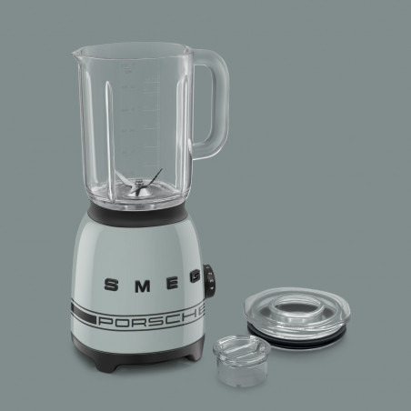 Μπλέντερ Smeg Porsche BLF03PSGEU, 800 W, 1,5 λίτρα, 18.000 στροφές/λεπτό, 4 προγράμματα, 4 ταχύτητες + λειτουργία Pulse, ανοξείδωτο ατσάλι, πράσινο