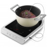 Φορητή επαγωγική εστία Smeg PIC01WHMEU, 2100 W, κεραμικό γυαλί, λευκό ματ