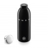 Θερμός SMEG Clima 50's Style WBF01BL, 500 ml, Ερμητικό κλείσιμο, Διπλοτοιχωτός, Ανοξείδωτο ατσάλι 18/8, Μαύρος