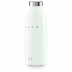Θερμός SMEG Clima 50's Style WBF01PG, 500 ml, Ερμητικό κλείσιμο, Διπλοτοιχωτός, Ανοξείδωτο ατσάλι 18/8, Πράσινος