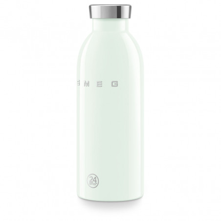 Θερμός SMEG Clima 50's Style WBF01PG, 500 ml, Ερμητικό κλείσιμο, Διπλοτοιχωτός, Ανοξείδωτο ατσάλι 18/8, Πράσινος