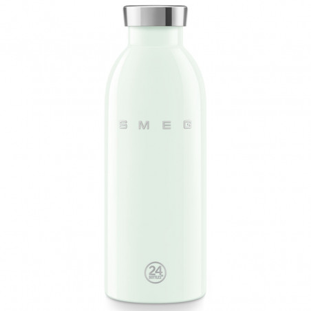 Θερμός SMEG Clima 50's Style WBF01PG, 500 ml, Ερμητικό κλείσιμο, Διπλοτοιχωτός, Ανοξείδωτο ατσάλι 18/8, Πράσινος