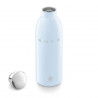 Θερμός SMEG Clima 50's Style WBF01PB, 500 ml, Ερμητικό κλείσιμο, Διπλοτοιχωτός, Ανοξείδωτο ατσάλι 18/8, Μπλε