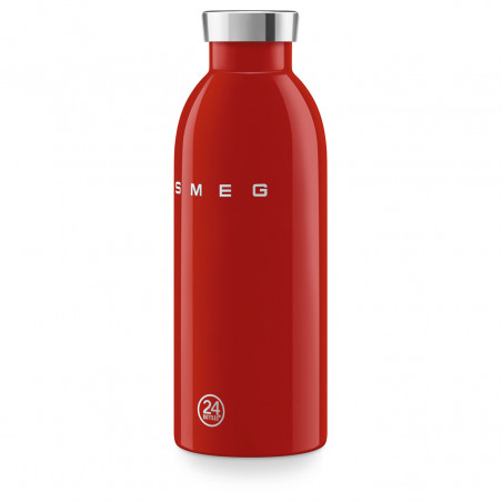 Θερμός SMEG Clima 50's Style WBF01RD, 500 ml, Ερμητικό κλείσιμο, Διπλό τοίχωμα, Ανοξείδωτο ατσάλι 18/8, Κόκκινο