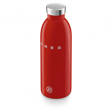 Θερμός SMEG Clima 50's Style WBF01RD, 500 ml, Ερμητικό κλείσιμο, Διπλό τοίχωμα, Ανοξείδωτο ατσάλι 18/8, Κόκκινο