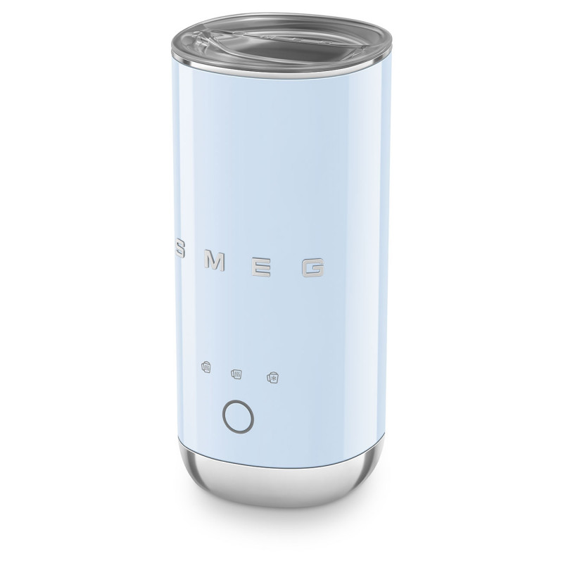Συσκευή αφρισμού γάλακτος Smeg MFF02PBEU 50's Style, 500 W, 60 ml, παστέλ μπλε