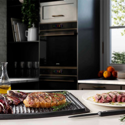 Πολυλειτουργική ψησταριά SMEG 50's Style MGF01CREU, 2100 W, 60-230 °C, 3 προγράμματα, κεραμική επίστρωση, δίσκος συλλογής λιπαρών, ηχητική ειδοποίηση, χρονοδιακόπτης, κρεμ