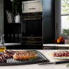 Πολυλειτουργική ψησταριά SMEG 50's Style MGF01CREU, 2100 W, 60-230 °C, 3 προγράμματα, κεραμική επίστρωση, δίσκος συλλογής λιπαρών, ηχητική ειδοποίηση, χρονοδιακόπτης, κρεμ