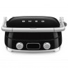 Ηλεκτρική ψησταριά Smeg MGF01BLEU, 2000 W, 60-230 °C, οθόνη LCD, 4 ανταλλακτικά εξαρτήματα, χρονοδιακόπτης 60 λεπτών, μαύρο