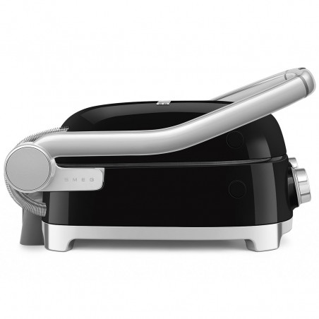 Ηλεκτρική ψησταριά Smeg MGF01BLEU, 2000 W, 60-230 °C, οθόνη LCD, 4 ανταλλακτικά εξαρτήματα, χρονοδιακόπτης 60 λεπτών, μαύρο
