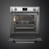 Εντοιχιζόμενος φούρνος Smeg SOP6900TX, 3000 W, 68 λίτρα, Κατηγορία Α, 9 λειτουργίες και 5 επίπεδα ψησίματος, Αυτοκαθαρισμός, Χρονοδιακόπτης, 30-280 °C, Ανοξείδωτο