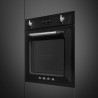 Εντοιχισμένος φούρνος Smeg SOP6902S2PN, 3000 W, 68 λίτρα, κλάση A++, 12 λειτουργίες και 5 επίπεδα μαγειρέματος, Μαγείρεμα με συνδυασμένο ατμό, Αυτοκαθαρισμός, Χρονοδιακόπτης, 30-280 °C, Μαύρο