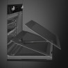 Εντοιχισμένος φούρνος Smeg SOP6902S2PN, 3000 W, 68 λίτρα, κλάση A++, 12 λειτουργίες και 5 επίπεδα μαγειρέματος, Μαγείρεμα με συνδυασμένο ατμό, Αυτοκαθαρισμός, Χρονοδιακόπτης, 30-280 °C, Μαύρο