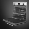 Εντοιχιζόμενος φούρνος Smeg SOP6902S2PX, 3000 W, 68 λίτρα, κλάση A++, 12 λειτουργίες και 5 επίπεδα μαγειρέματος, Μαγείρεμα με συνδυασμό ατμού, Αυτοκαθαρισμός, Χρονοδιακόπτης, 30-280 °C, Ανοξείδωτο