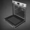 Εντοιχιζόμενος φούρνος Smeg SOP6902S2PX, 3000 W, 68 λίτρα, κλάση A++, 12 λειτουργίες και 5 επίπεδα μαγειρέματος, Μαγείρεμα με συνδυασμό ατμού, Αυτοκαθαρισμός, Χρονοδιακόπτης, 30-280 °C, Ανοξείδωτο