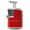Αποχυμωτής Smeg SJF01RDEU, 150 W, 500 ml, Αντίστροφη περιστροφή, Δοχείο υπολειμμάτων 1,6 λίτρα, Κόκκινος