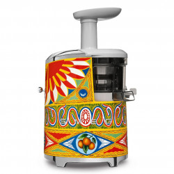 Αποχυμωτής Smeg Dolce & Gabbana SJF01DGEU, 150 W, 500 ml, Αντίστροφη περιστροφή, Δοχείο υπολειμμάτων 1,6 λίτρα, Πολύχρωμος