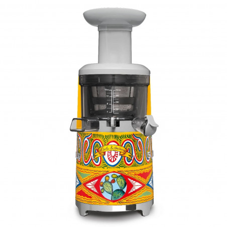Αποχυμωτής Smeg Dolce & Gabbana SJF01DGEU, 150 W, 500 ml, Αντίστροφη περιστροφή, Δοχείο υπολειμμάτων 1,6 λίτρα, Πολύχρωμος