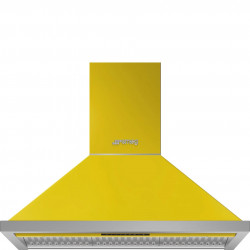 Απορροφητήρας SMEG Portofino KPF9YW, 275 W, Α+, 781 μ³/ώρα, 3 ταχύτητες, 3 φίλτρα, βαλβίδα αντεπιστροφής, ανοξείδωτο, LED, κίτρινος