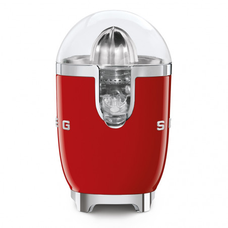 Ηλεκτρική αποχυμωτική μηχανή Smeg CJF11RDEU, 70 W, Σύστημα αποφυγής στάγδην, Αντιολισθητική βάση, Κόκκινο