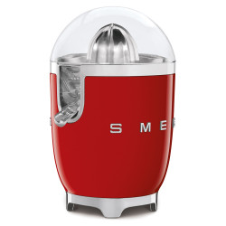 Ηλεκτρική αποχυμωτική μηχανή Smeg CJF11RDEU, 70 W, Σύστημα αποφυγής στάγδην, Αντιολισθητική βάση, Κόκκινο