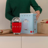 Ηλεκτρική αποχυμωτική μηχανή Smeg CJF11RDEU, 70 W, Σύστημα αποφυγής στάγδην, Αντιολισθητική βάση, Κόκκινο