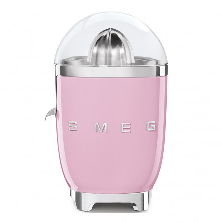 Ηλεκτρική αποχυμωτική μηχανή Smeg CJF11PKEU, 70 W, Σύστημα αποφυγής στάγδην, Αντιολισθητική βάση, Ροζ
