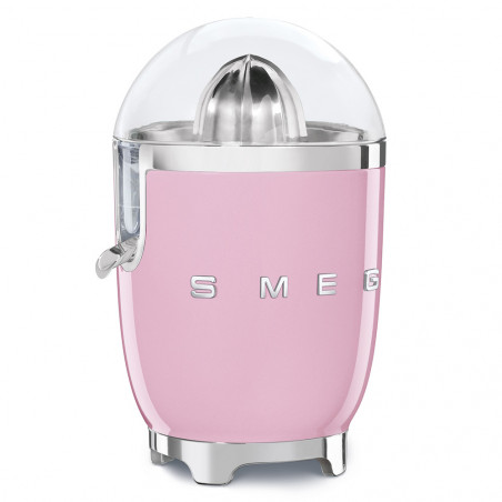 Ηλεκτρική αποχυμωτική μηχανή Smeg CJF11PKEU, 70 W, Σύστημα αποφυγής στάγδην, Αντιολισθητική βάση, Ροζ
