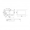 Νιπτήρας κουζίνας Smeg LZ150AV2, 100 εκ., Ανθεκτικό στις γρατσουνιές υλικό, Εύκολος στον καθαρισμό, Μπεζ