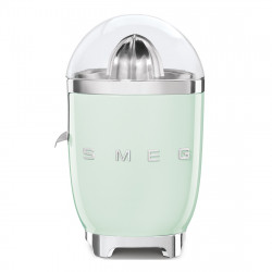 Ηλεκτρική αποχυμωτής εσπεριδοειδών Smeg CJF11PGEU, 70 W, Σύστημα αποφυγής στάγδην, Αντιολισθητική βάση, Παστέλ πράσινο