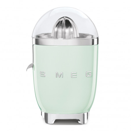 Ηλεκτρική αποχυμωτής εσπεριδοειδών Smeg CJF11PGEU, 70 W, Σύστημα αποφυγής στάγδην, Αντιολισθητική βάση, Παστέλ πράσινο